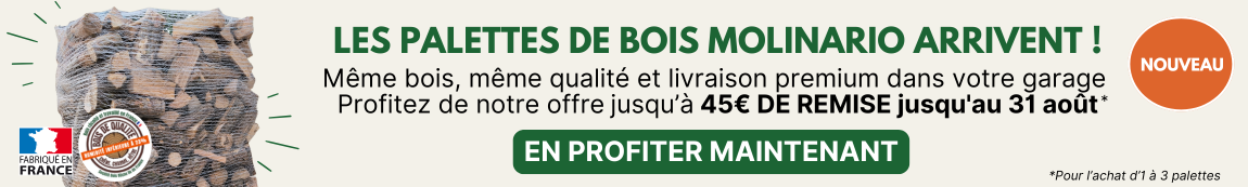 Les palettes de bois molinario arrivent ! BOIS BUCHE MOLINARIO