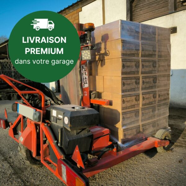 Livraison à domicile bois de chauffage densifié Brazeco