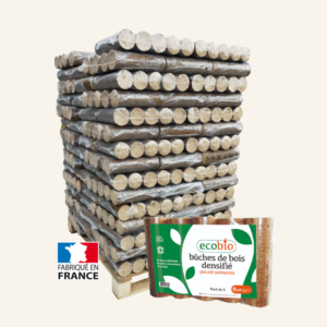 Bûches compressées confort – Palette de 104 packs